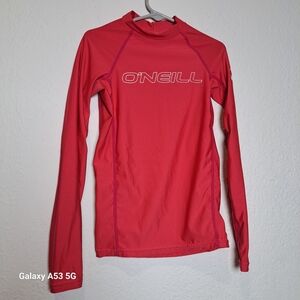 O'Neill Kids Red Long Sleeve Swim Coverup